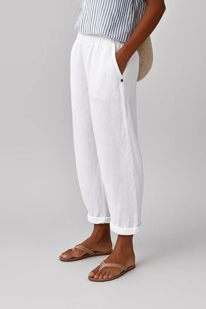 Mila | Women's Relaxed Fit Linen Pants