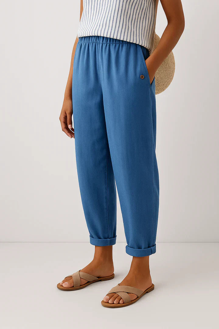 Mila | Women's Relaxed Fit Linen Pants