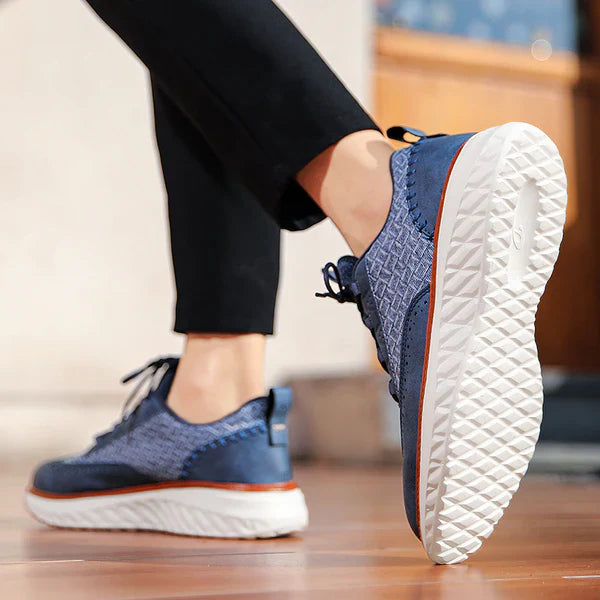 Zion | Textured Casual Oxford Sneakers