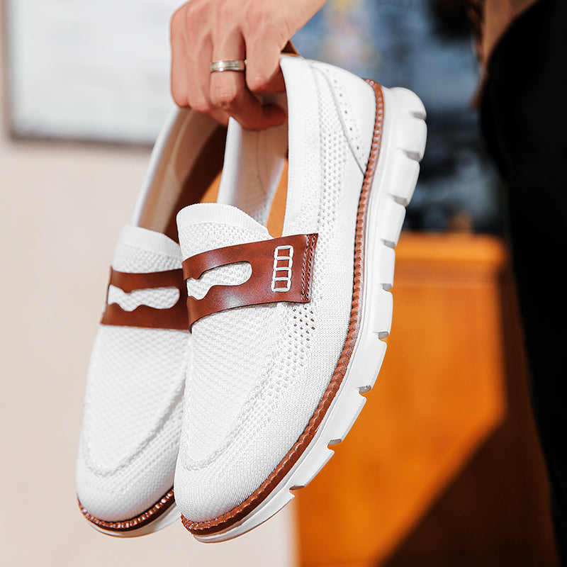 Marcus | Breathable Slip-On Oxford Loafers