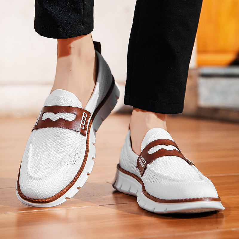 Marcus | Breathable Slip-On Oxford Loafers