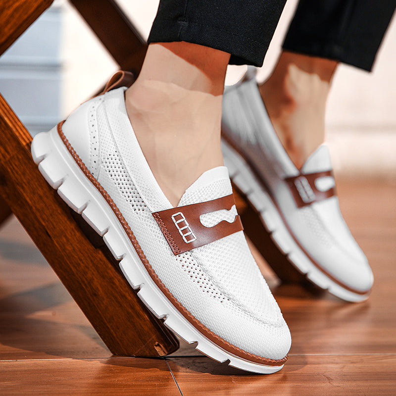 Marcus | Breathable Slip-On Oxford Loafers