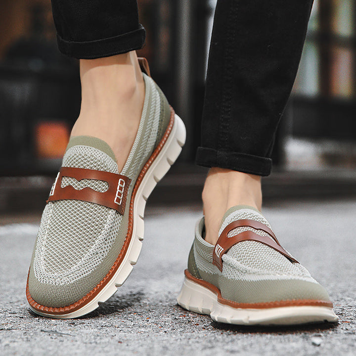 Marcus | Breathable Slip-On Oxford Loafers