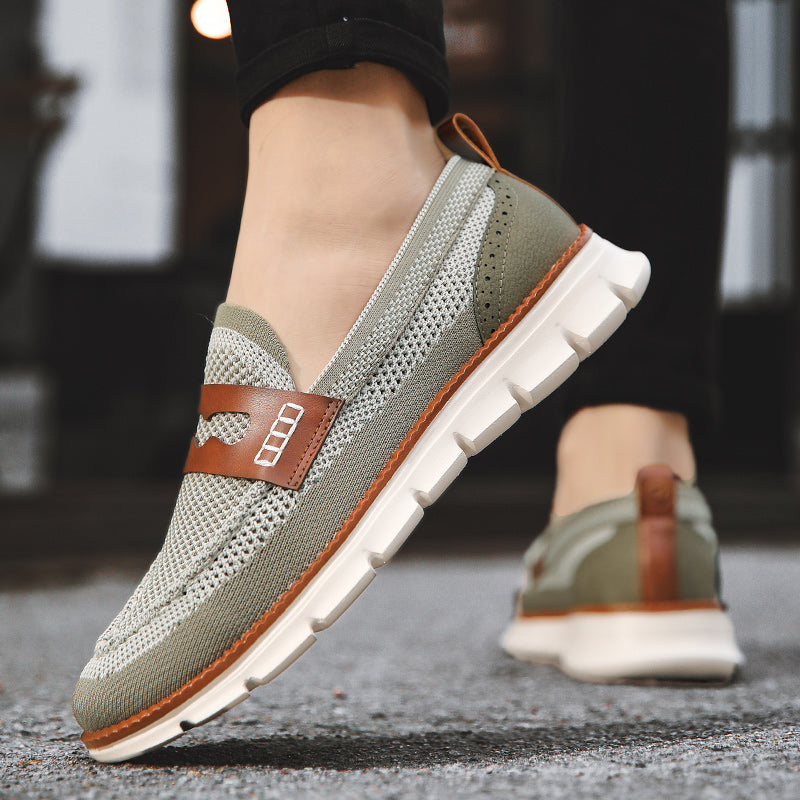 Marcus | Breathable Slip-On Oxford Loafers