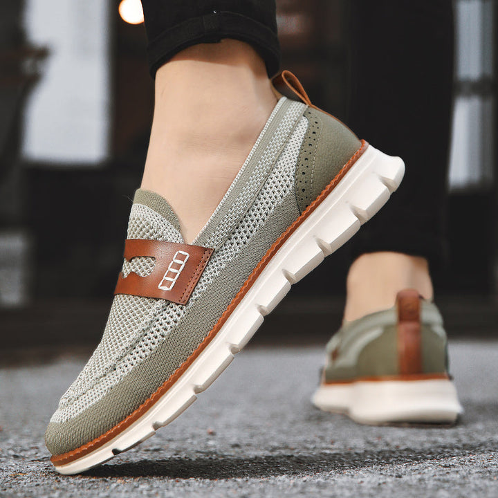 Marcus | Breathable Slip-On Oxford Loafers