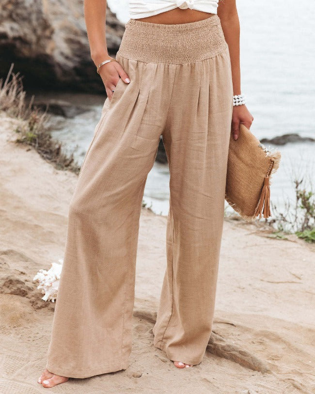 Eloïse | Women's Wide Leg Linen Pants