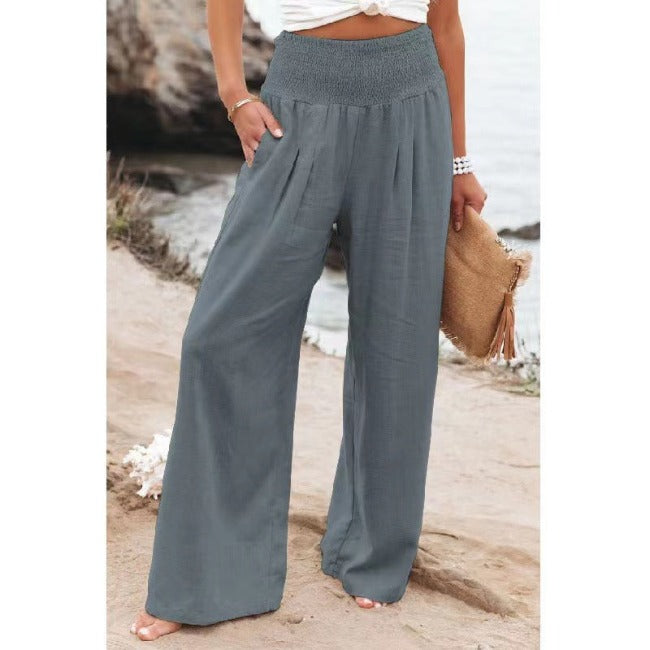 Eloïse | Women's Wide Leg Linen Pants