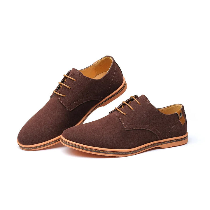 Ashford | Plain Toe Suede Lace-Up Oxford Casual Mens Shoes