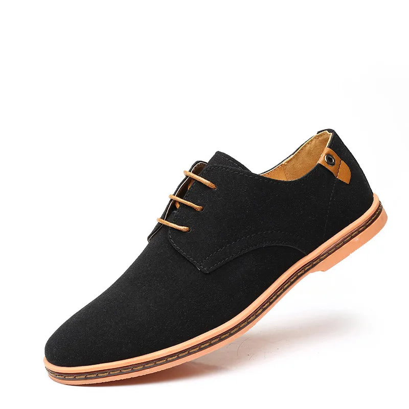 Ashford | Plain Toe Suede Lace-Up Oxford Casual Mens Shoes