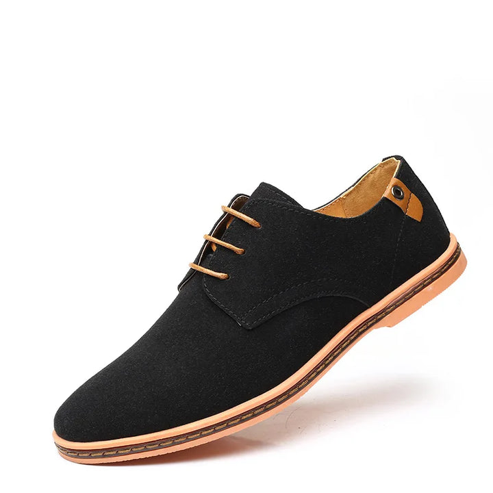 Ashford | Plain Toe Suede Lace-Up Oxford Casual Mens Shoes