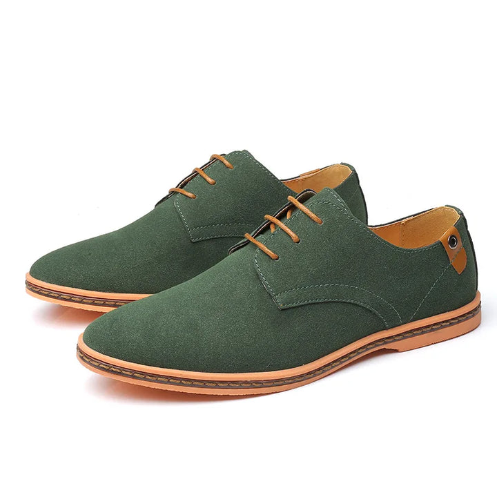 Ashford | Plain Toe Suede Lace-Up Oxford Casual Mens Shoes