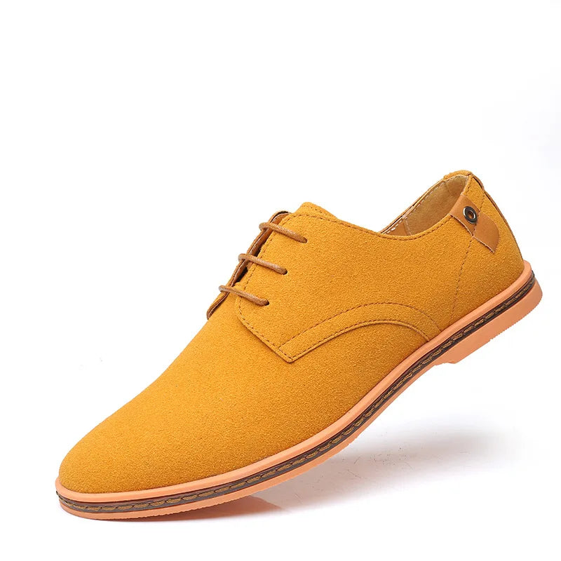 Ashford | Plain Toe Suede Lace-Up Oxford Casual Mens Shoes
