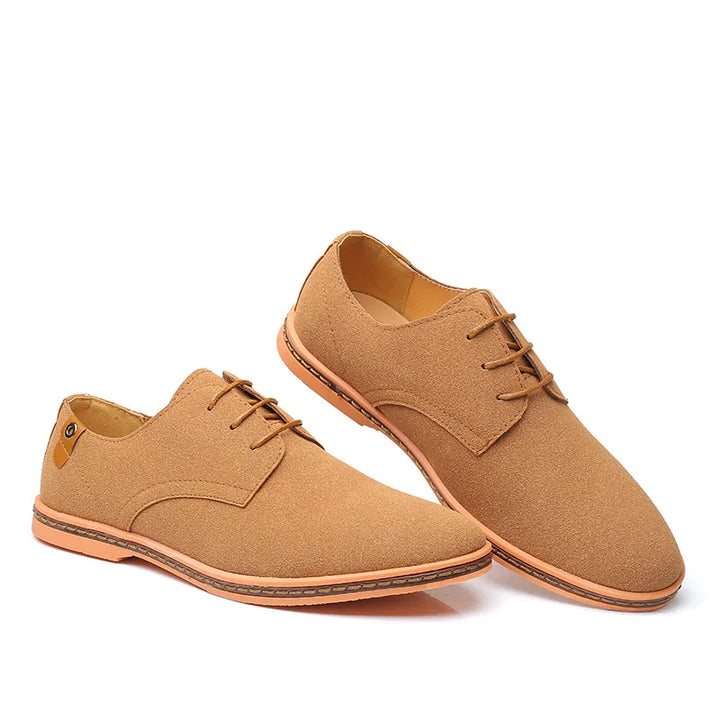 Ashford | Plain Toe Suede Lace-Up Oxford Casual Mens Shoes