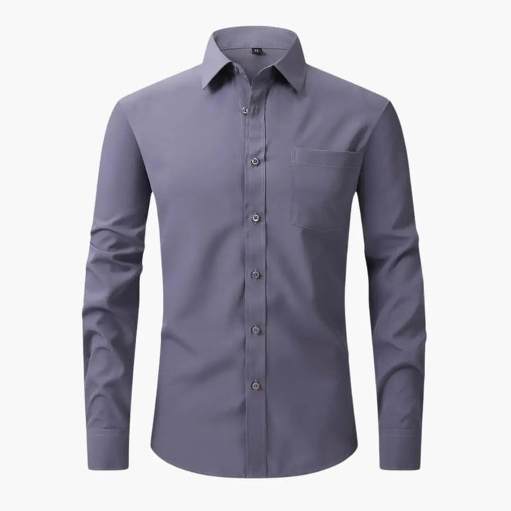 Aiden | Classic Button-Up Men's Smart-Casual Shirt with Chest Pocket