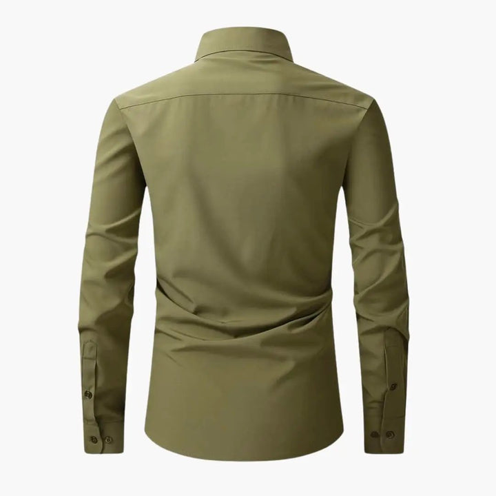 Aiden | Classic Button-Up Men's Smart-Casual Shirt with Chest Pocket