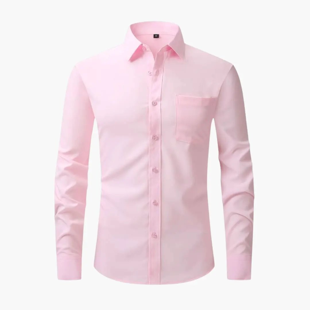 Aiden | Classic Button-Up Men's Smart-Casual Shirt with Chest Pocket