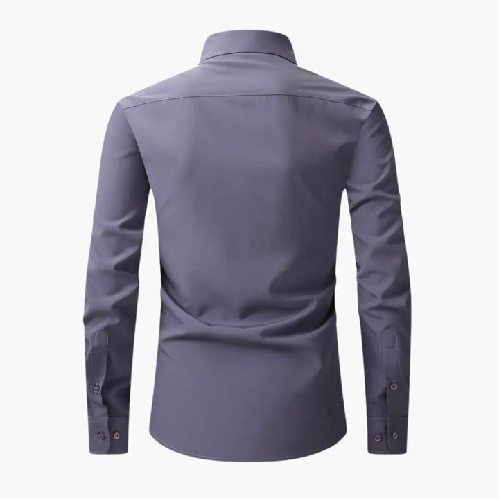 Aiden | Classic Button-Up Men's Smart-Casual Shirt with Chest Pocket