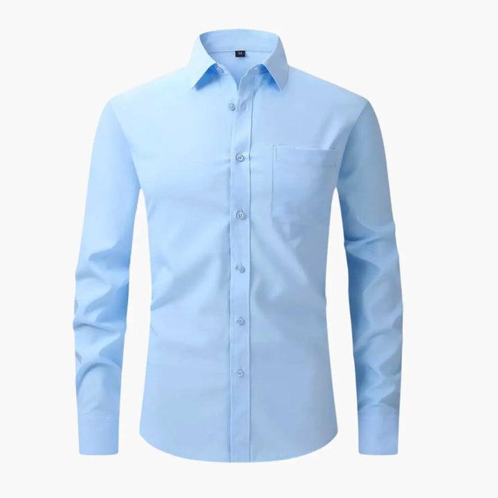 Aiden | Classic Button-Up Men's Smart-Casual Shirt with Chest Pocket