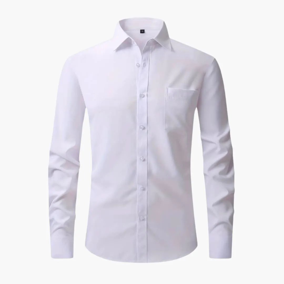 Aiden | Classic Button-Up Men's Smart-Casual Shirt with Chest Pocket