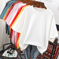 Essie | Basic Oversized T-Shirt – Women's Plain Cotton Tee