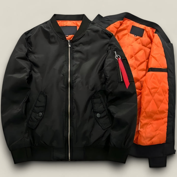 Logan | MA-1 Quilted Liner Men's Pilot Bomber Jacket