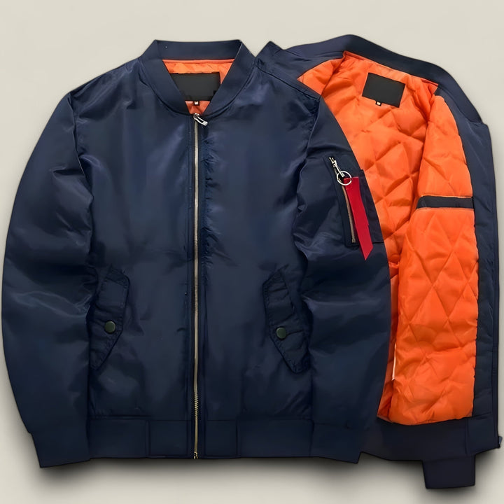 Logan | MA-1 Quilted Liner Men's Pilot Bomber Jacket