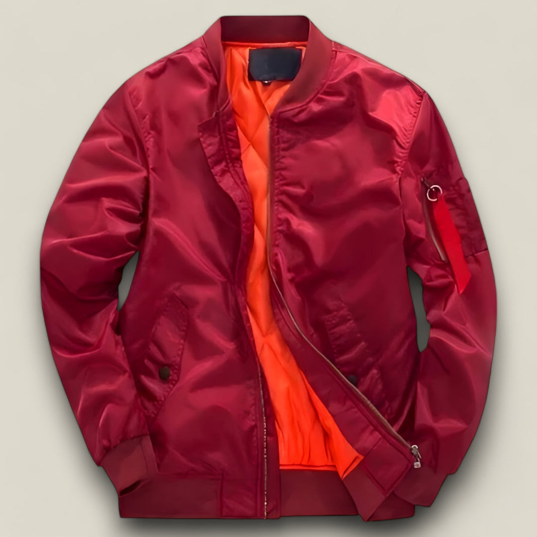 Logan | MA-1 Quilted Liner Men's Pilot Bomber Jacket