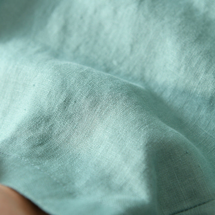 Cabana | Men's Elasticated Rolled Hem Linen Shorts