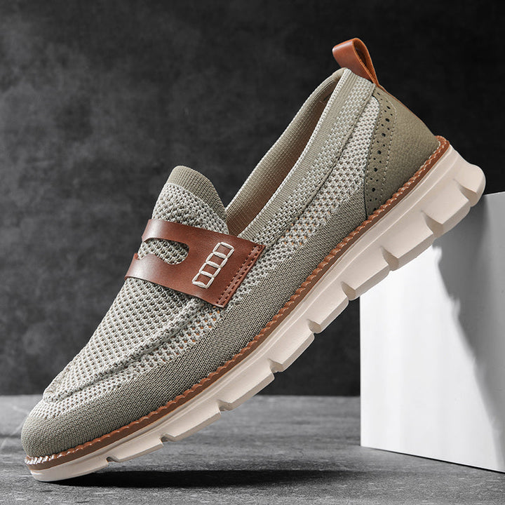 Marcus | Breathable Slip-On Oxford Loafers