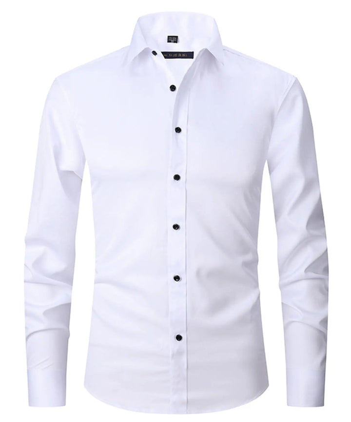 Maxon | Stretch Slim Fit Men's Smart-Casual Shirt with Satin Finish