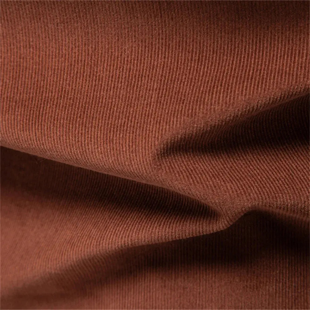 Corbin | Slim Fit Corduroy Men's Smart-Casual Shirt with Point Collar