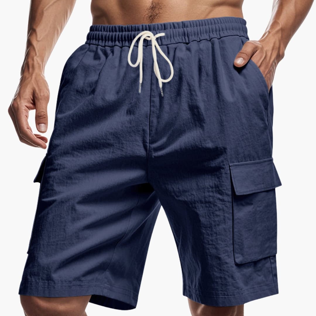 Noah | Comfy Drawstring Cargo Shorts