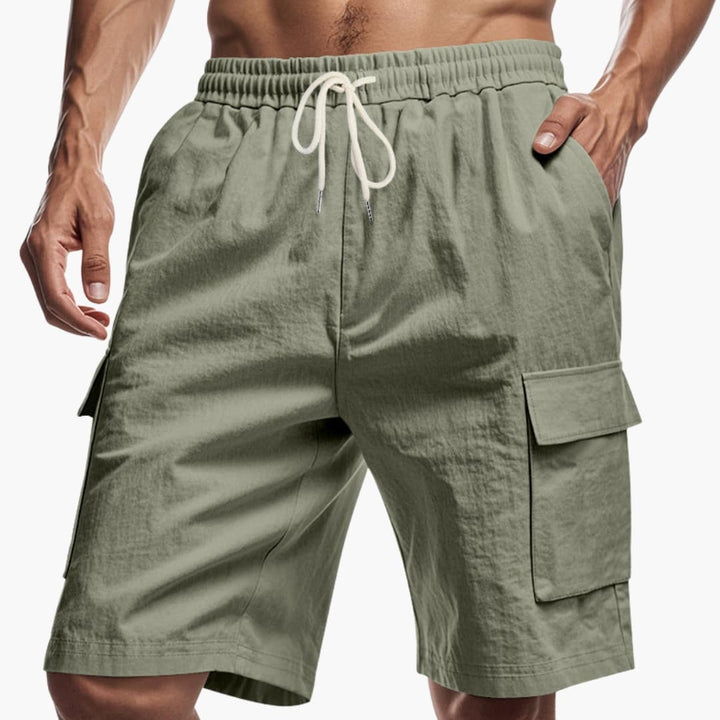 Noah | Comfy Drawstring Cargo Shorts