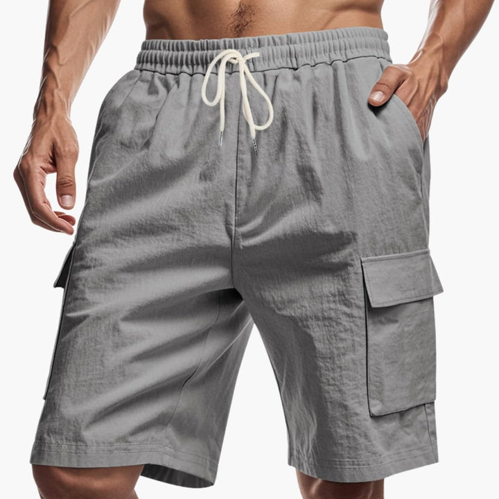 Noah | Comfy Drawstring Cargo Shorts