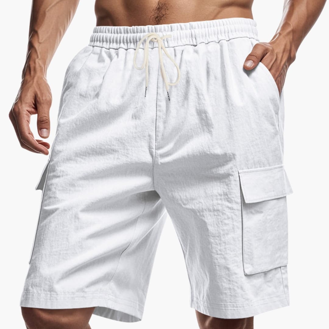 Noah | Comfy Drawstring Cargo Shorts