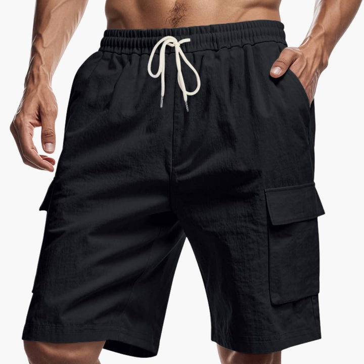 Noah | Comfy Drawstring Cargo Shorts