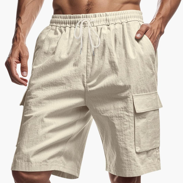 Noah | Comfy Drawstring Cargo Shorts