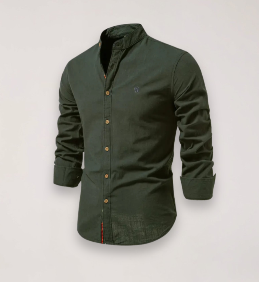 Julian | Men’s Formal Stand Collar Dress Shirt