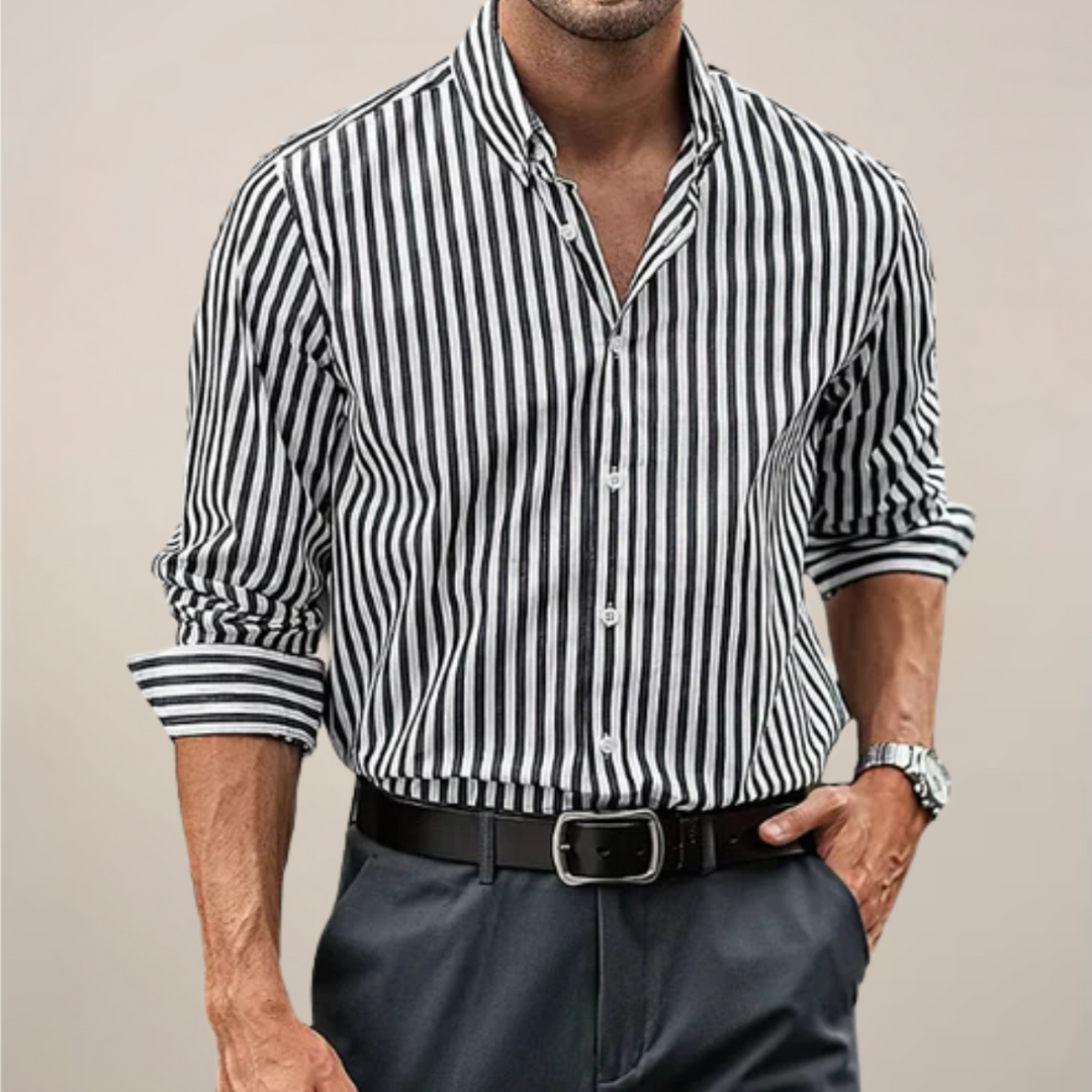 Marco | Men’s Striped Smart Casual Shirt