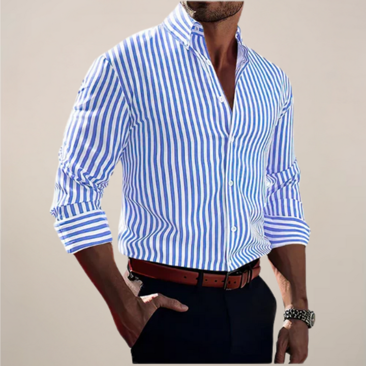 Marco | Men’s Striped Smart Casual Shirt