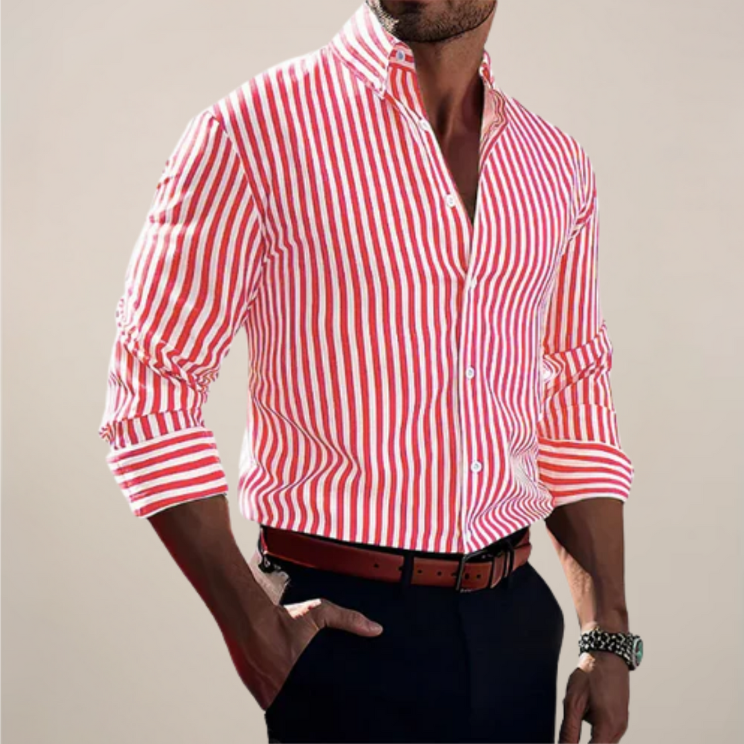 Marco | Men’s Striped Smart Casual Shirt