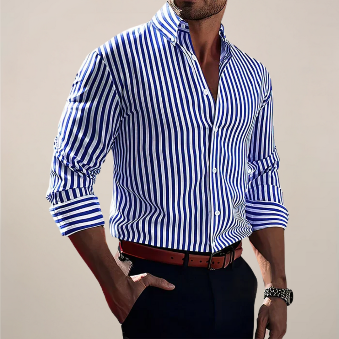 Marco | Men’s Striped Smart Casual Shirt