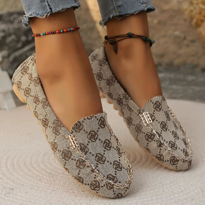 Daphne | Denim Slip-On Flats