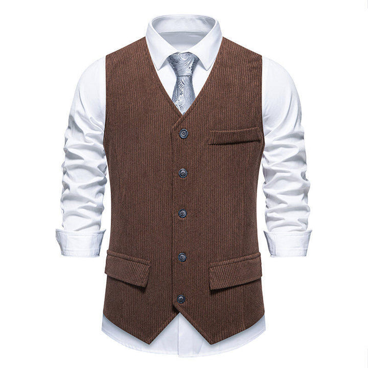 Ryan | Textured Wedding Guest Suit Vest
