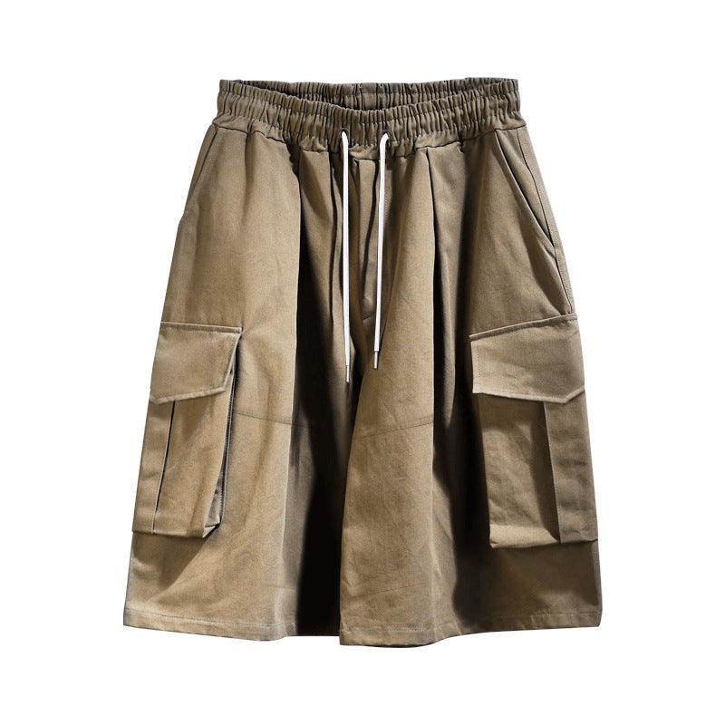 Grover | Men's Wide Leg Cargo Shorts with Oversized Pockets