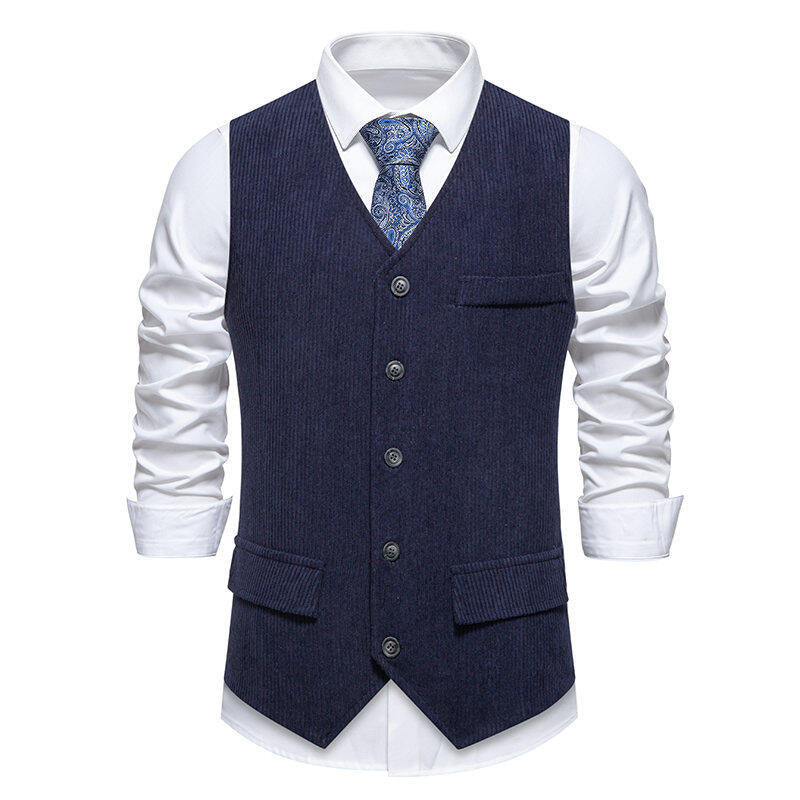 Ryan | Textured Wedding Guest Suit Vest