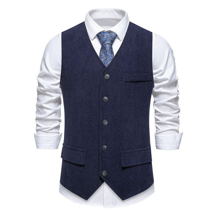 Ryan | Textured Wedding Guest Suit Vest