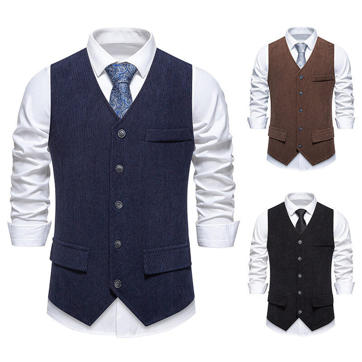 Ryan | Textured Wedding Guest Suit Vest