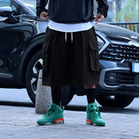 Grover | Men's Wide Leg Cargo Shorts with Oversized Pockets