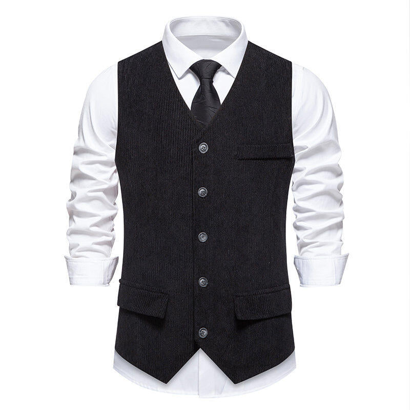 Ryan | Textured Wedding Guest Suit Vest